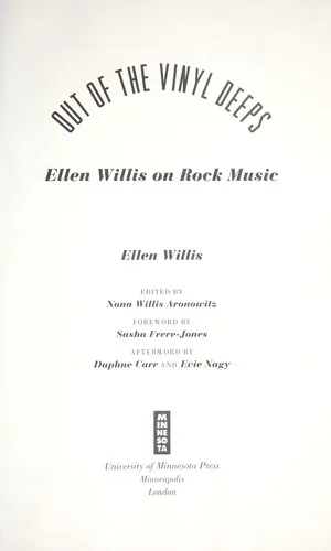 Cover of Out of the Vinyl Deeps: Ellen Willis on Rock Music by Ellen Willis